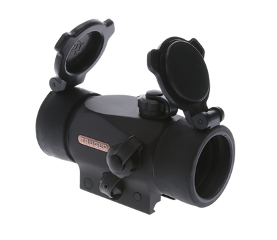 TruGlo TG-TG8230B Triton  Black Anodized 1x 30mm 5 MOA Illuminated Tri-Color Dot Reticle Clamshell Packaging                                                                                            