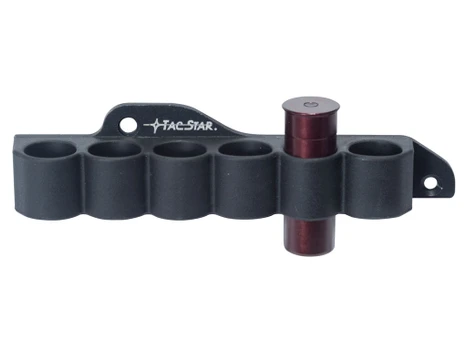 TacStar 1081210 SideSaddle Slimline Mossberg 500/590 12 Gauge 6rds Black Polymer w/Aluminum Mounting Plate