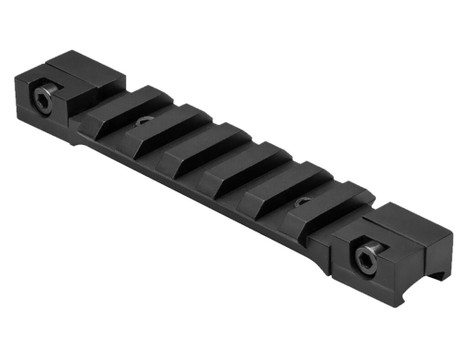 NcStar MAD38PS 3/8 Dovetail to Picatinny Adapter Black Anodized