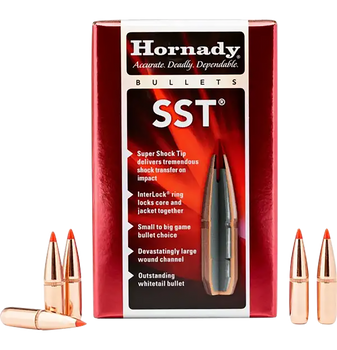 Hornady 26202 SST  6.5mm .264 129 gr Super Shock Tip 100 Per Box/ 15 Case                                                                                                                               