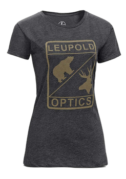 Leupold 170560 Women's L Optics Graphite Cotton/Polyester Short Sleeve Large                                                                                                                            