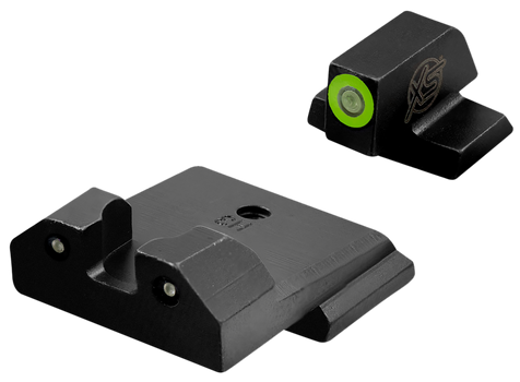 XS Sights SWR033S6G R3D Night Sights- Smith & Wesson  Black | Green Tritium Green  Outline Front Sight Green Tritium  Rear Sight                                                                        