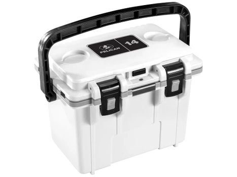 PELICAN 14Q-1-WHTGRY 14QT ELITE COOLER WHT/GRY
