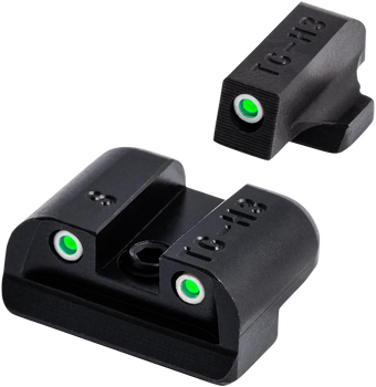 TruGlo TG231S2 Tritium  Black | Green Tritium Front Sight Green Tritium Rear Sight                                                                                                                      
