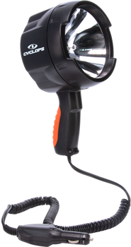 Cyclops CYCHS140012V Spotlight 12V Direct 1400 Lumens White Halogen Black Polymer 450 Meters                                                                                                            