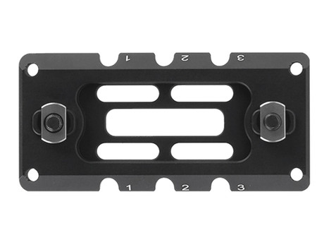 Leapers TLUMA01 ARCA Rail 3.10 Slot M-LOK Matte Black Anodized Aluminum 3.10" Long M-LOK Mount
