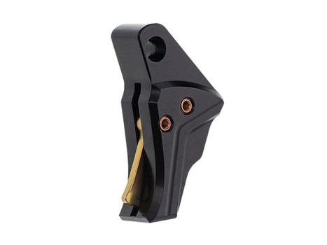 Tyrant CNC TDGTRIG5BLACKGOLD I.T.T.S Trigger/Shoe Black Glock Gen5