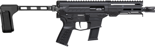 CMMG 45A250F-AB Dissent MKG 45 ACP 13rd 6.50" 5.5"Proprietary Handguard 7075-T6 Aluminum CMMG Zeroed Grip                                                                                               