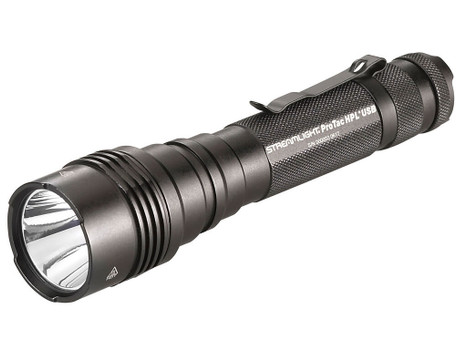 Streamlight 88076 ProTac HPL USB Flashlight Black Anodized 65/400/1000 Lumens White LED