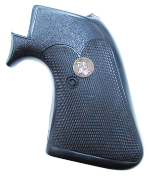 Pachmayr 03163 Presentation Grip Checkered Black Rubber for Ruger Super Blackhawk with Square Trigger Guard                                                                                             