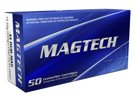 Magtech 44C Range/Training 44RemMag 240gr Full Metal Jacket Flat Nose 50 Per Box/20 Case