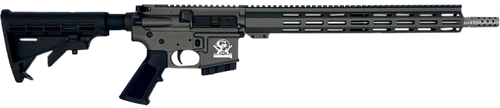 Great Lakes Firearms GL15400SSTNG AR-15  400 Legend 5+1 16" Stainless Threaded Barrel, Tungsten Cerakote Picatinny Rail Aluminum Receiver, Adjustable Black Synthetic Stock, Mil-spec Polymer Grip      