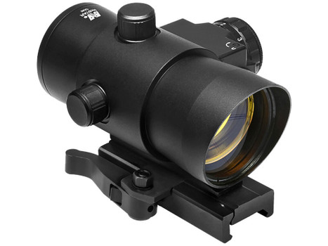 NcStar DLB140R 40mm Red Dot with Red Laser Black Anodized 1 x 3 MOA Red Dot