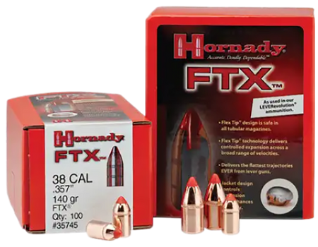 Hornady 50102 FTX  50 Cal .500 300 gr Flex Tip eXpanding 50 Per Box/ 25 Case                                                                                                                            