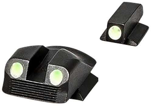 Kimber Mfg.,inc ML11229 Micro.380/Micro9 Sight Set  Green/Tritium Black Outline Front Sight-Green/Tritium Black Outline Rear Sight                                                                      