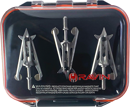 Ravin Crossbows R109 Broadhead  Black/Clear                                                                                                                                                             