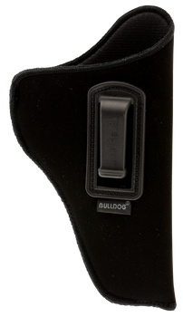 Bulldog DIP12 Deluxe  IWB Black Suede Like Belt Clip Fits Taurus Judge/3-4" Barrel Right Hand                                                                                                           