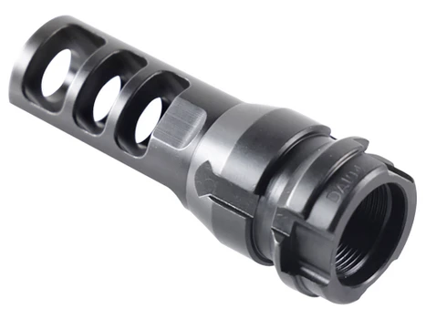 Dead Air DA102 KeyMount Muzzle Brake 5/8"-24 tpi 2.60" Black Steel