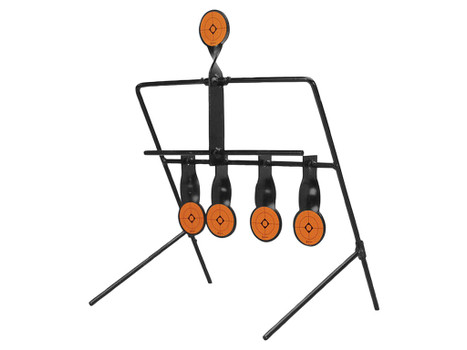 Caldwell 820585 Resetting Target Airgun AR500 Steel Black/Orange Impact Enhancement Motion 1.50