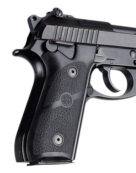 Hogue 99010 Grip Panels  Black Rubber for Taurus PT-92, PT-99                                                                                                                                           