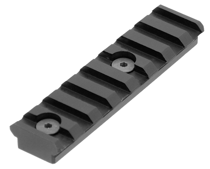 UTG Pro MTURS04M 3.14" KeyMod Picatinny Rail Section 8 Slots  Black Anodized                                                                                                                            