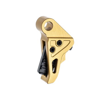 Tyrant CNC TDHCATTRIGGOLD/BLK  Trigger/Shoe Gold/Black Fits Springfield Hellcat Pro                                                                                                                     