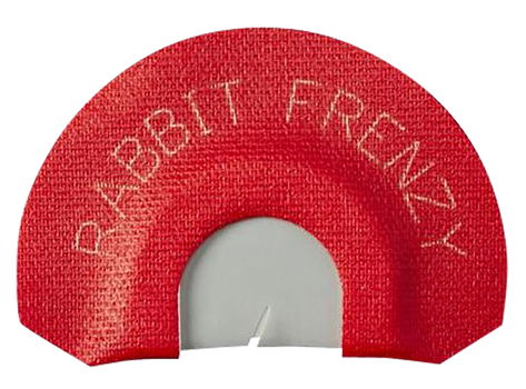 Johnny Stewart Wildlife Calls JSDIA6 Rabbit Frenzy  Diaphragm Call Double Reed Rabbit Sounds Attracts Predator Species Red 45 Degree Cut                                                                