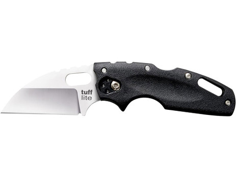 Cold Steel 20LT Tuff Lite 2.50" Folding Plain Sheepsfoot Japanese AUS-8A SS Blade/Black Griv-Ex Handle