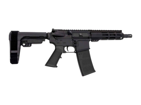 Andro Corp Industries 3008CB ACI-15 CQB 300 Blackout 30+1 8" Black Nitride Threaded Barrel, Black Anodized Aluminum Receiver w/Picatinny Rail, M-LOK Handguard, Black Polymer SBA3 Pistol Brace, A2 Grip