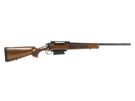 Balikli 336210 BLK 30-06 Springfield 5+1 20" Black Spiral Fluted Threaded Barrel, Black Steel Receiver w/Picatinny Rail, Turkish Walnut Fixed Stock