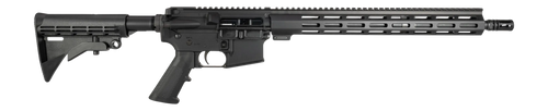 One Horse LLC  OH-15  5.56 NATO 30+1 16" Black Threaded Barrel, Black Receiver w/Picatinny Rail, M-LOK Handguard, One Horse M4 6 Position Black Polymer Stock, Black A2 Grip                            