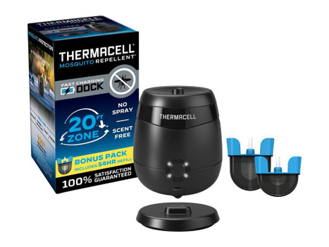 Thermacell E65X Rechargeable Mosquito Repeller w/Dock Station