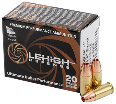 Wilson Combat LA9115ME   9mm+P 115gr 20 Per Box/10 Case                                                                                                                                                 