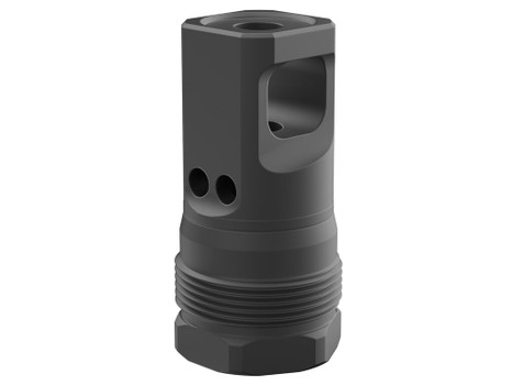 Breek Arms BRK4430 Echo Single Port Plan B Black Nitride Steel 1/2"x28 Threads 223 Cal/5.56mm