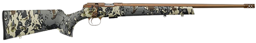 CZ-USA 02322 CZ 457 American Hunter 22 LR 5+1 20" Bronze Cerakote Steel Barrel, Bronze Cerakote Drilled & Tapped Steel Receiver, Veil Camo Fixed Synthetic Stock                                        