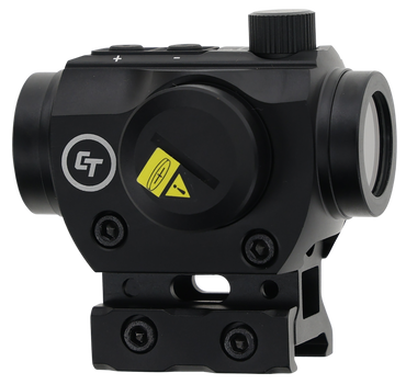 Crimson Trace 1244743 CTS-25  Black 4 MOA Red Dot Reticle, Includes Riser                                                                                                                               