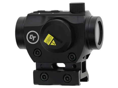 Crimson Trace 1244743 CTS-25 Black 4 MOA Red Dot Reticle, Includes Riser
