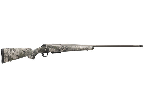 Winchester Repeating Arms 535800233 XPR Extreme 300 Win Mag 3+1 26" Tungsten Cerakote Fluted Threaded Barrel & Drilled & Tapped Steel Receiver, Fixed TrueTimber VSX Synthetic Stock