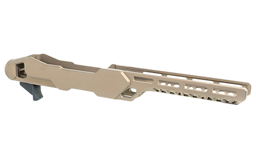 Timber Creek Outdoors ERC1022BB Enforcer Rifle Chassis Burnt Bronze Aluminum Fits Ruger 10/22 Compatible w/ MSR Buffer Tubes                                                                            