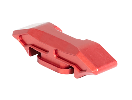 Timber Creek Outdoors GL43XCHR Glock 43X/48 Charging Handle Red Aluminum Ambidextrous Hand                                                                                                              