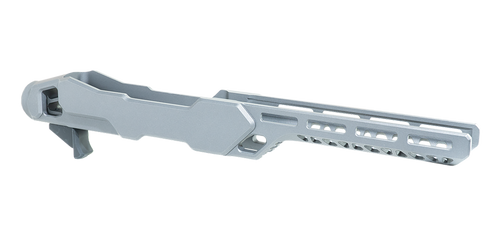 Timber Creek Outdoors ERC1022T Enforcer Rifle Chassis Tungsten Aluminum Fits Ruger 10/22 Compatible w/ MSR Buffer Tubes                                                                                 