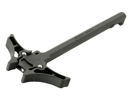 Timber Creek Outdoors AR10AMBICHBL Enforcer Charging Handle AR-10 Black Billet Aluminum Ambidextrous Hand