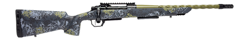 Horizon Firearms HRF-VE2-7MBC-22R Venatic 2 7mm BC 22" Sage Green Spiral Fluted Threaded Barrel, Black DLC Receiver w/Picatinny Rail, Arca Rail Forend, Artic Moss Iota EKO X Carbon Fiber Stock        