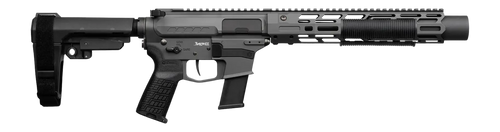 CMMG 45AEA70-TNG MkG 45 ACP 13+1 6.50" Black Nitride Threaded Barrel. Tungsten Cerakote Aluminum Receiver w/Picatinny Rail, M-LOK Handguard, Black Polymer CMMG RipBrace, CMMG Zeroed Grip, Ambidextrous