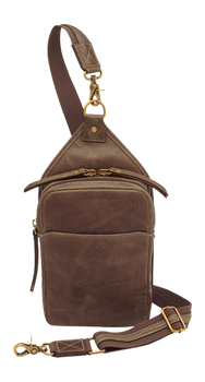 GTM GTM-CZY/106 BROWN COMPACT SLING CROSSBDY-BUFF