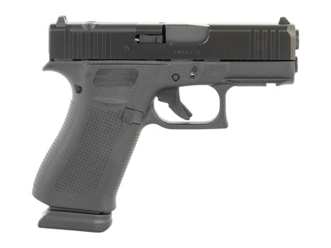 Glock UX4350203FRMOS G43X MOS 9mm Luger 15+1 3.41" Black GMB Barrel, Black Steel Serrated w/Optic Slide, Black Polymer Frame w/Accessory Rail, Ambidextrous, USA Made