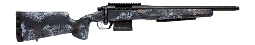 Horizon Firearms HRF-VBL-450B-16R Vandal Bloodline 450 Bushmaster 16.50" SOCOM Black Big Pins Fluting/Threaded Barrel, SOCOM Black Receiver w/Picatinny Rail, Arca Rail Forend, Iota EKO Carbon Fiber St
