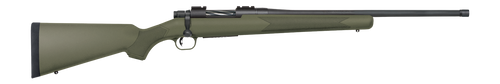 Mossberg 28080 Patriot  450 Bushmaster 4+1 20" Matte Blued Threaded Barrel, OD Green Synthetic Stock                                                                                                    
