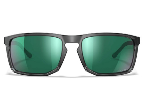 Wiley X AC6AXE07 Axe Lens Polycarbonate Gloss Crystal Dark Gray Frame
