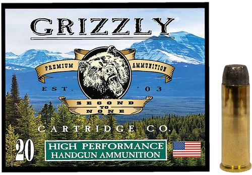 Grizzly Ammo GC41M4   41Mag 250gr Wide Flat Nose Gas Check 20 Per Box/10 Case                                                                                                                           